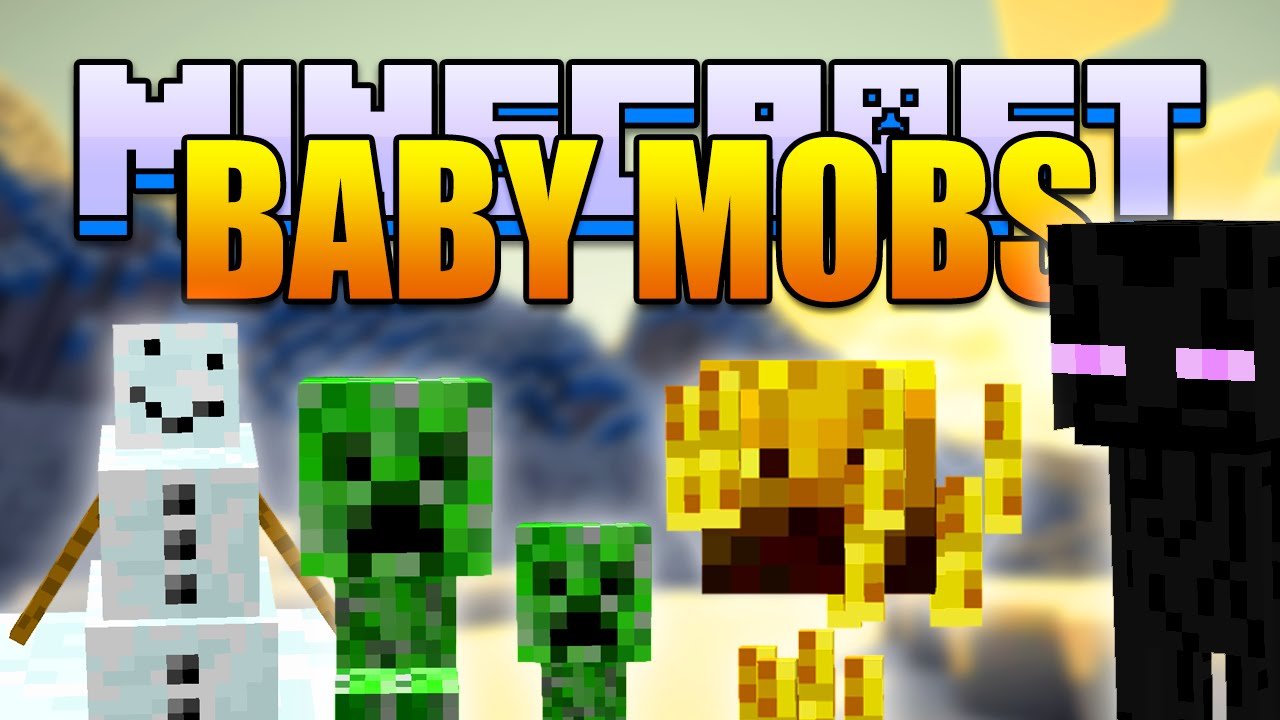 Скачать Baby Mobs для Minecraft 1.12.1