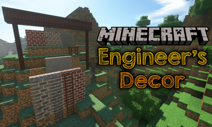 Engineer’s Decor для Майнкрафт [1.19.3, 1.19.2, 1.18.2]