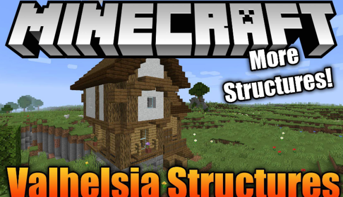 Valhelsia Structures для Майнкрафт [1.19.4, 1.19.3, 1.19.2]