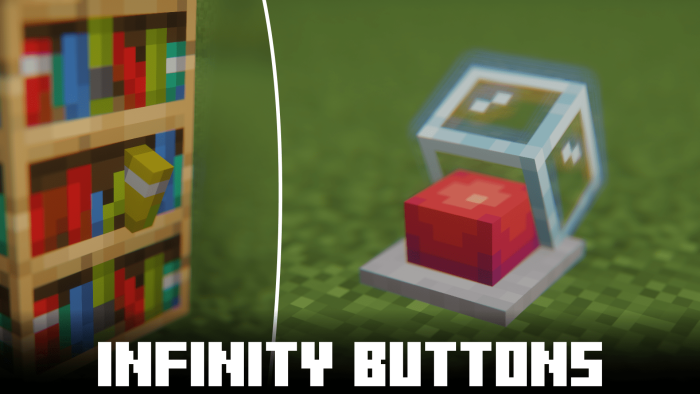 Infinity Buttons для Майнкрафт [1.20.1, 1.19.3, 1.19.2]