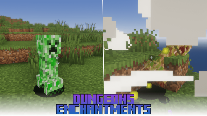 Dungeons Enchantment для Майнкрафт [1.20.1, 1.20, 1.19.2]