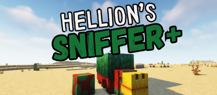 Hellion’s Sniffer Plus для Майнкрафт [1.20.1, 1.20]