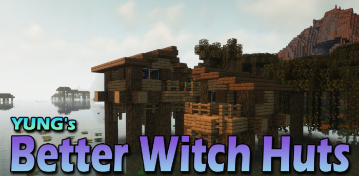 YUNG’s Better Witch Huts для Майнкрафт [1.20.1, 1.19.4, 1.19.3]