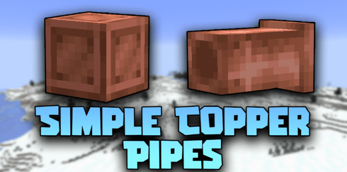 Simple Copper Pipes для Майнкрафт [1.20.2, 1.20.1, 1.20]