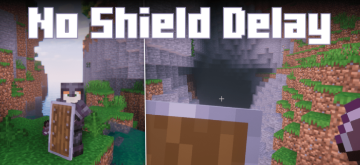 No Shield Delay для Майнкрафт [1.20.2, 1.20.1, 1.20]