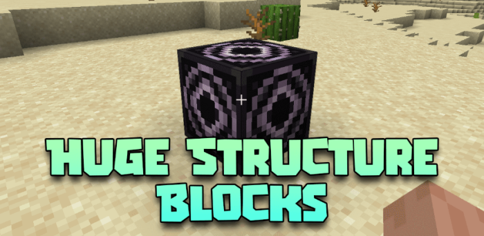Huge Structure Blocks для Майнкрафт [1.20.2, 1.20.1, 1.20]