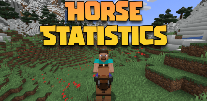 Horse Statistics для Майнкрафт [1.20.2, 1.20.1, 1.20]