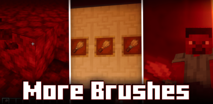 More Brushes для Майнкрафт [1.20.6, 1.20.4, 1.20.2]