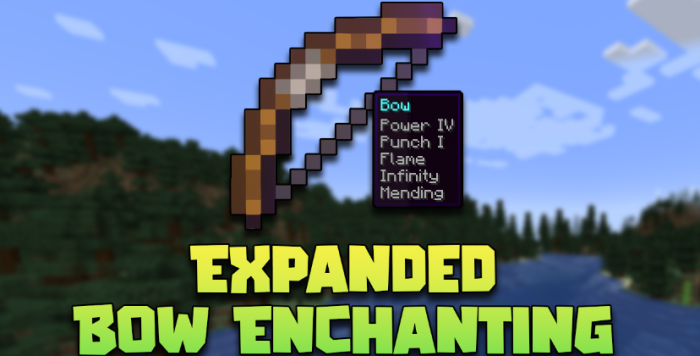 Expanded Bow Enchanting для Майнкрафт [1.21, 1.20.6, 1.20.1]
