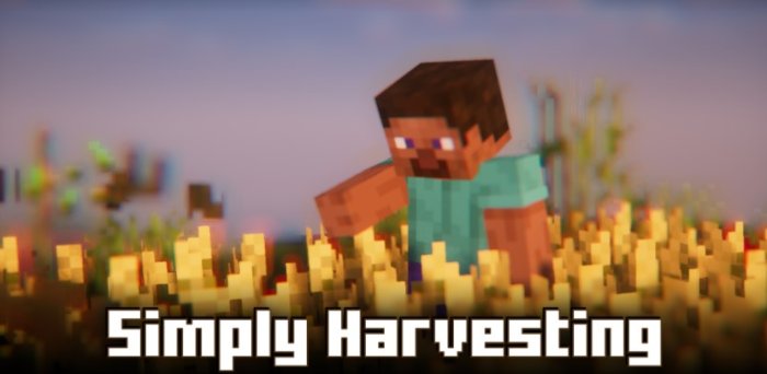 Simply Harvesting для Майнкрафт [1.20.4, 1.20.1, 1.19.4]