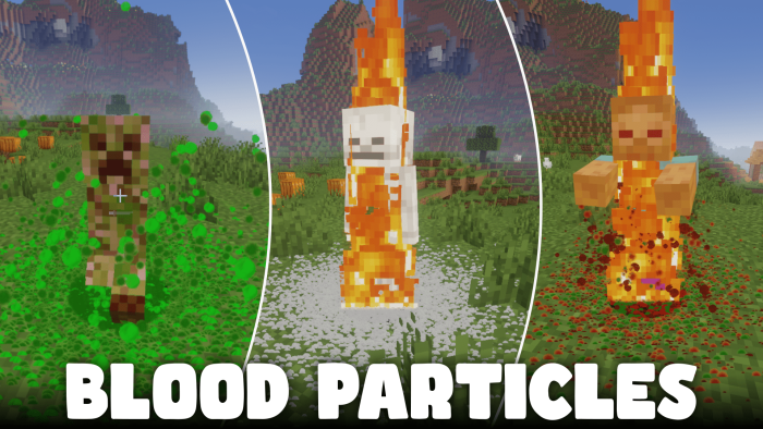 BN Blood Particles для Майнкрафт [1.21, 1.20.6, 1.20.4]