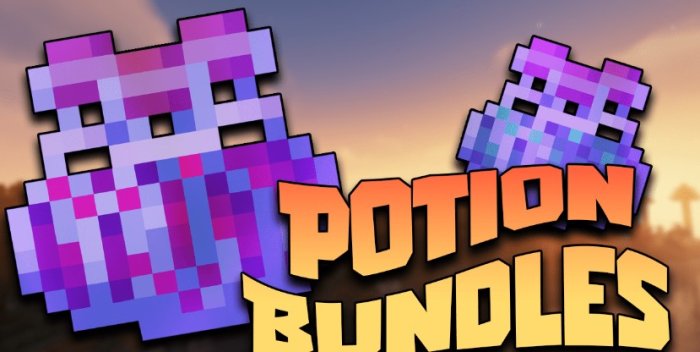 Potion Bundles для Майнкрафт [1.21, 1.20.6, 1.20.4]