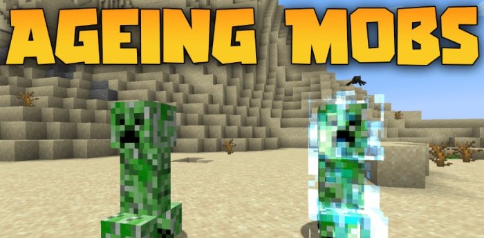 Ageing Mobs для Майнкрафт [1.21, 1.20.4, 1.20.1]