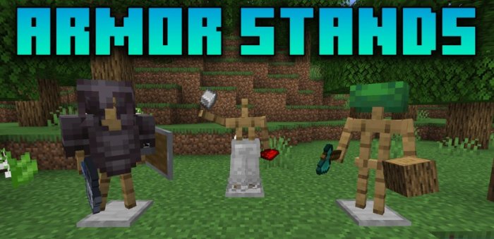 Armor Stands для Майнкрафт [1.21.1, 1.21, 1.20.6]