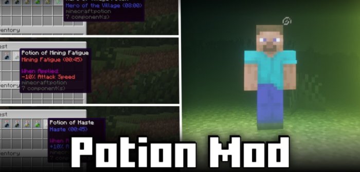 Potion Mod для Майнкрафт [1.21.1, 1.21]