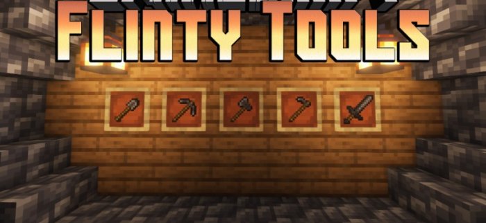 Flinty Tools для Майнкрафт [1.18.2, 1.18.1, 1.17.1]