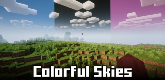 Colorful Skies для Майнкрафт [1.21, 1.20.6, 1.20.1]