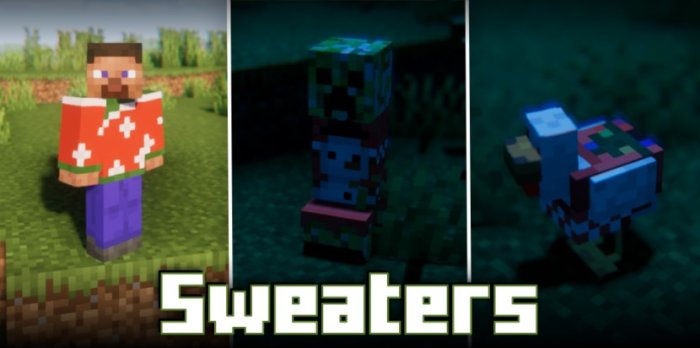 Sweaters для Майнкрафт [1.21, 1.20.6, 1.20.1]