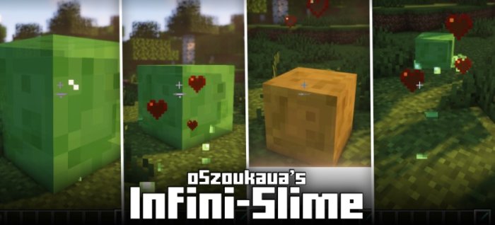 oSzoukaua’s: Infini-Slime для Майнкрафт [1.21.1, 1.21]