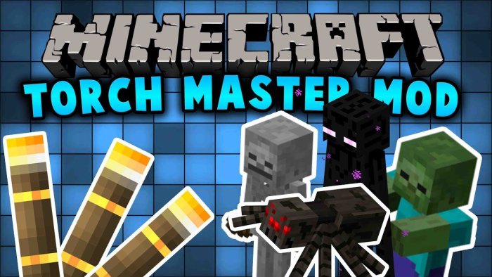 TorchMaster для Майнкрафт [1.21.1, 1.21]