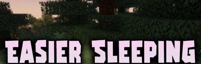 Easier Sleeping для Майнкрафт [1.21.1, 1.20.6, 1.20.4]