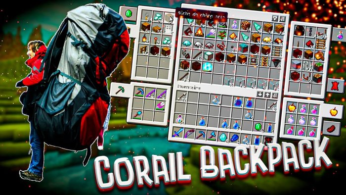 Corail Backpack для Майнкрафт [1.21.1, 1.21, 1.20.4]