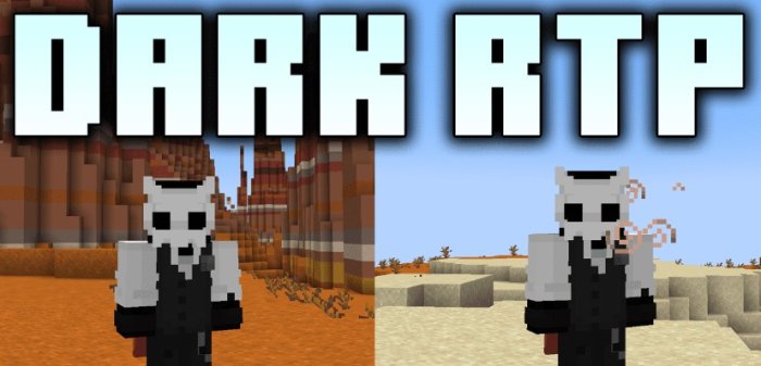 Dark RTP для Майнкрафт [1.21.3, 1.21.1, 1.21]