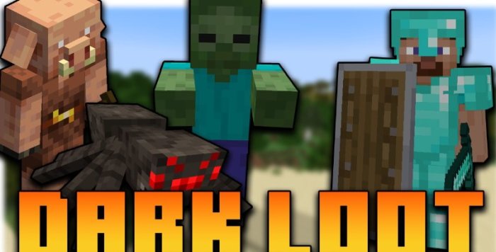 Dark Loot для Майнкрафт [1.21.3, 1.21.1, 1.21]