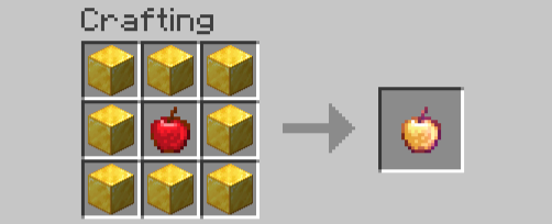 Craft Enchanted Golden Apple для Майнкрафт [1.21.4, 1.21.1, 1.21]