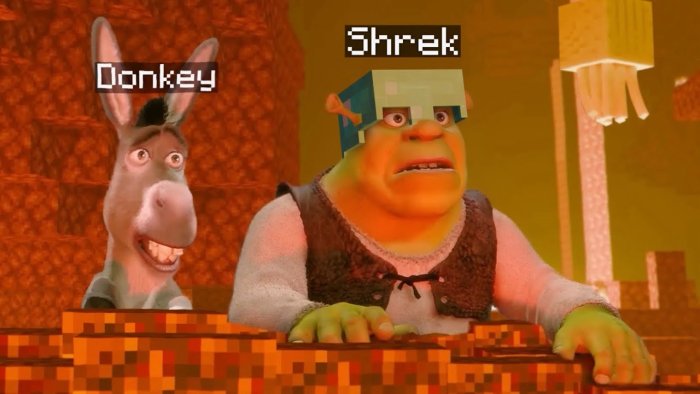 Shrek Mod для Майнкрафт [1.20.1, 1.20]