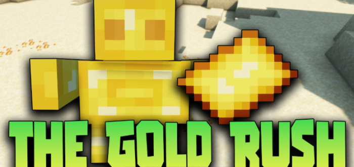 The Gold Rush для Майнкрафт [1.20.1, 1.19.2, 1.18.2]