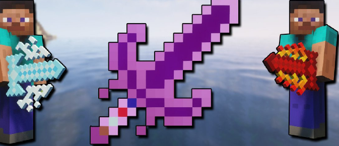 Four Elemental Swords для Майнкрафт [1.21.10, 1.21.9, 1.21.8]