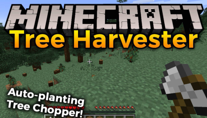 Tree Harvester для Майнкрафт [1.21.9, 1.21.8, 1.21.7]