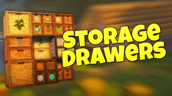 Storage Drawers для Майнкрафт [1.21.9, 1.21.8, 1.21.7]