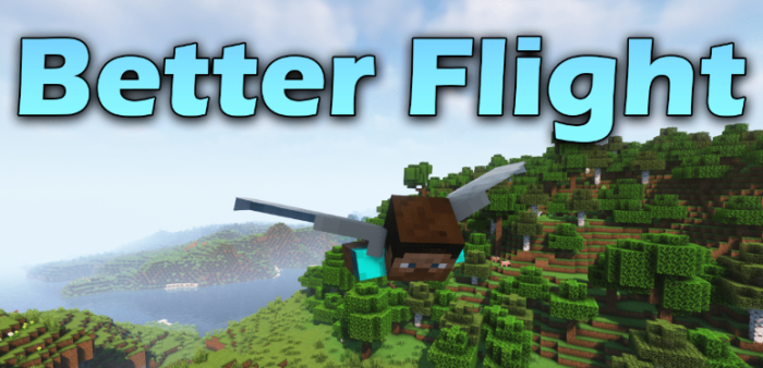 Better Flight для Майнкрафт [1.20.1, 1.19.2, 1.19.1]