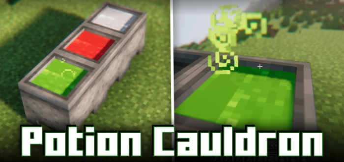 Potion Cauldron для Майнкрафт [1.21.8, 1.21.4, 1.21.1]