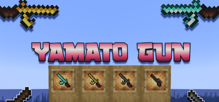 Yamato Gun для Майнкрафт [1.21.10, 1.21.9, 1.21.8]