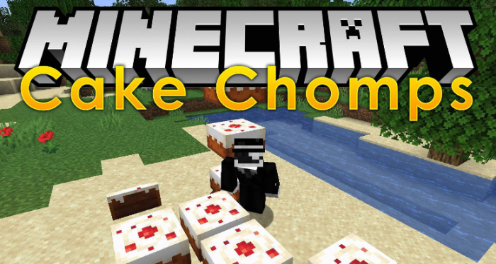 Cake Chomps для Майнкрафт [1.21.10, 1.21.9, 1.21.8]