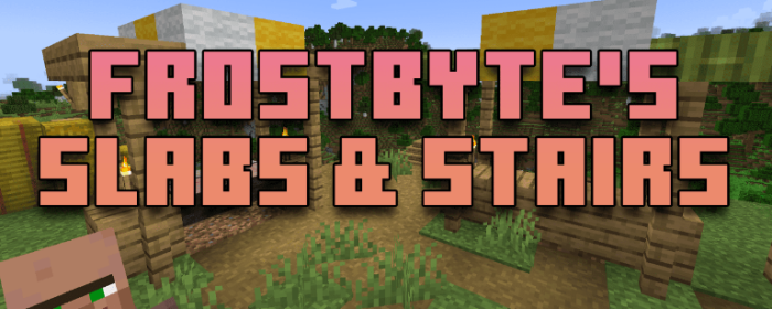 Frostbyte’s Slabs & Stairs для Майнкрафт [1.21.10, 1.21.8, 1.21.7]
