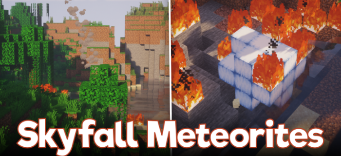 Skyfall Meteorites для Майнкрафт [1.20.1, 1.20]