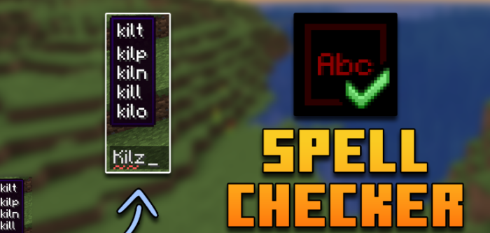 Spell Checker для Майнкрафт [1.21.10, 1.21.8, 1.21.7]