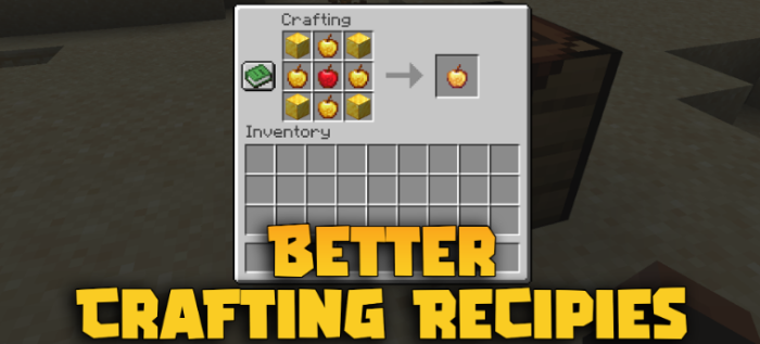 Better Crafting Recipies для Майнкрафт [1.20.1, 1.20]