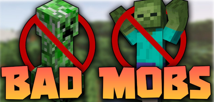 Bad Mobs для Майнкрафт [1.21.1, 1.21, 1.20.4]