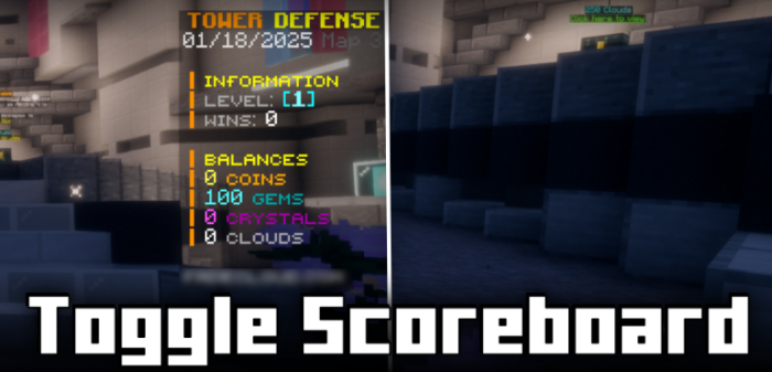 Toggle Scoreboard для Майнкрафт [1.21.10, 1.21.9, 1.21.8]