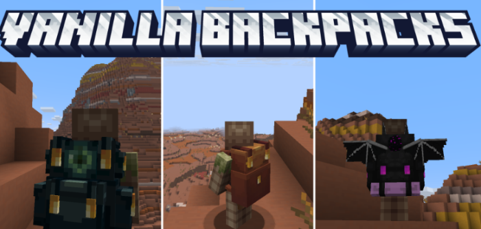Vanilla Backpacks для Майнкрафт [1.21.10, 1.21.9, 1.21.8]