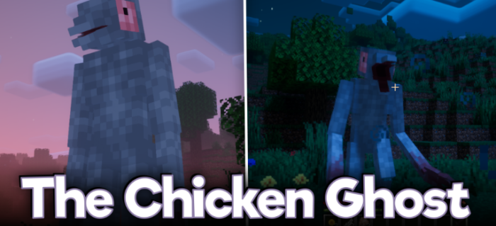 The Chicken Ghost для Майнкрафт [1.20.1, 1.20, 1.19.4]