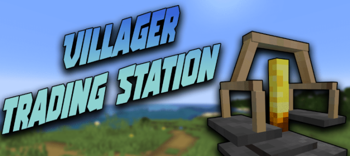 Villager Trading Station для Майнкрафт [1.21.11, 1.21.10]