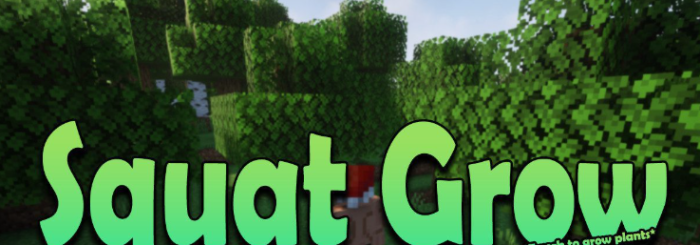 Squat Grow для Майнкрафт [1.21.11, 1.21.10, 1.21.9]