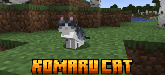 Komaru Cat для Майнкрафт [1.20.1, 1.20]