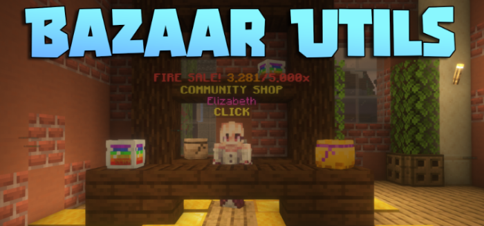 Bazaar Utils для Майнкрафт [1.21.11, 1.21.10, 1.21.8]